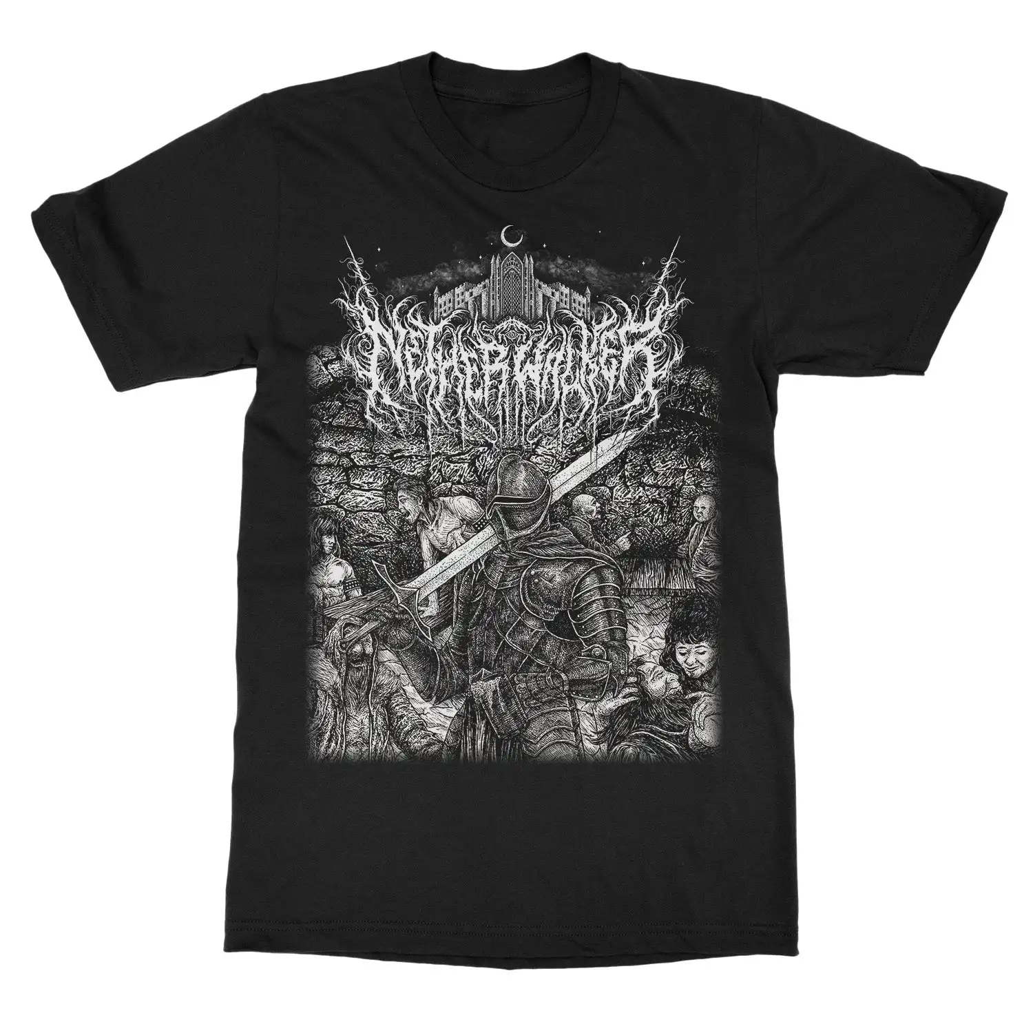 Netherwalker Tavern Band T-Shirt Cotton Graphic Tee Men Women Summer Streetwear Top
