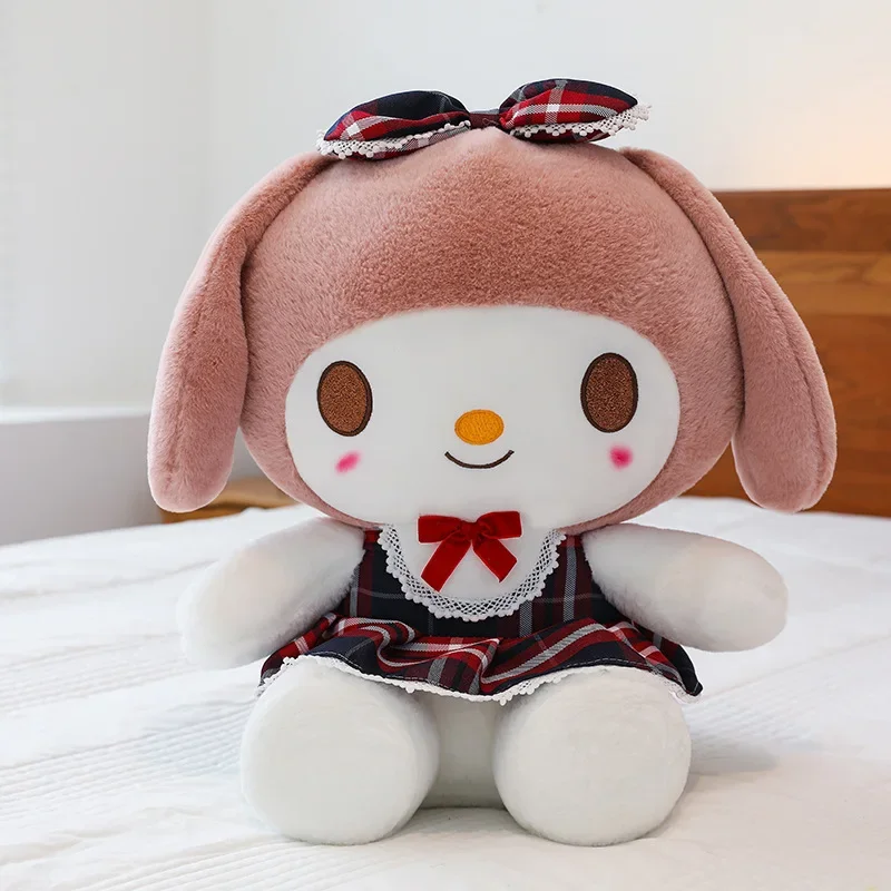 20ซม.Sanrio Kuromi KTแมวของเล่นตุ๊กตาหมอนการ์ตูนอะนิเมะชุดMy Melody Plushตุ๊กตาตกแต่งบ้านXmasของขวัญวันเกิดสําหรับหญิง