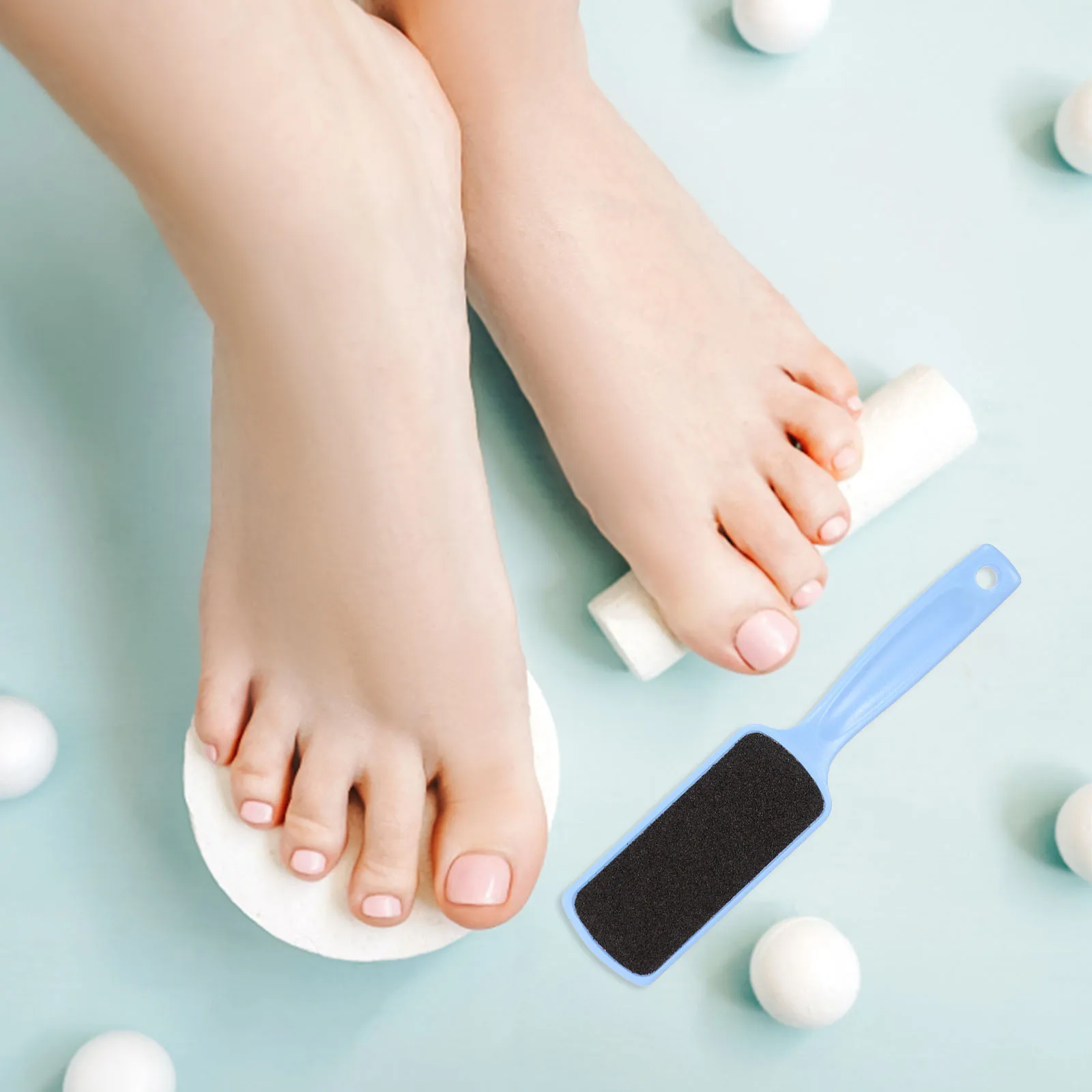 

6Pcs Handheld Foot Trimmer Tool U-Shaped Dead Skin Remover Smooth Baby-Soft Feet Pedicure Dual-Sided Foot File