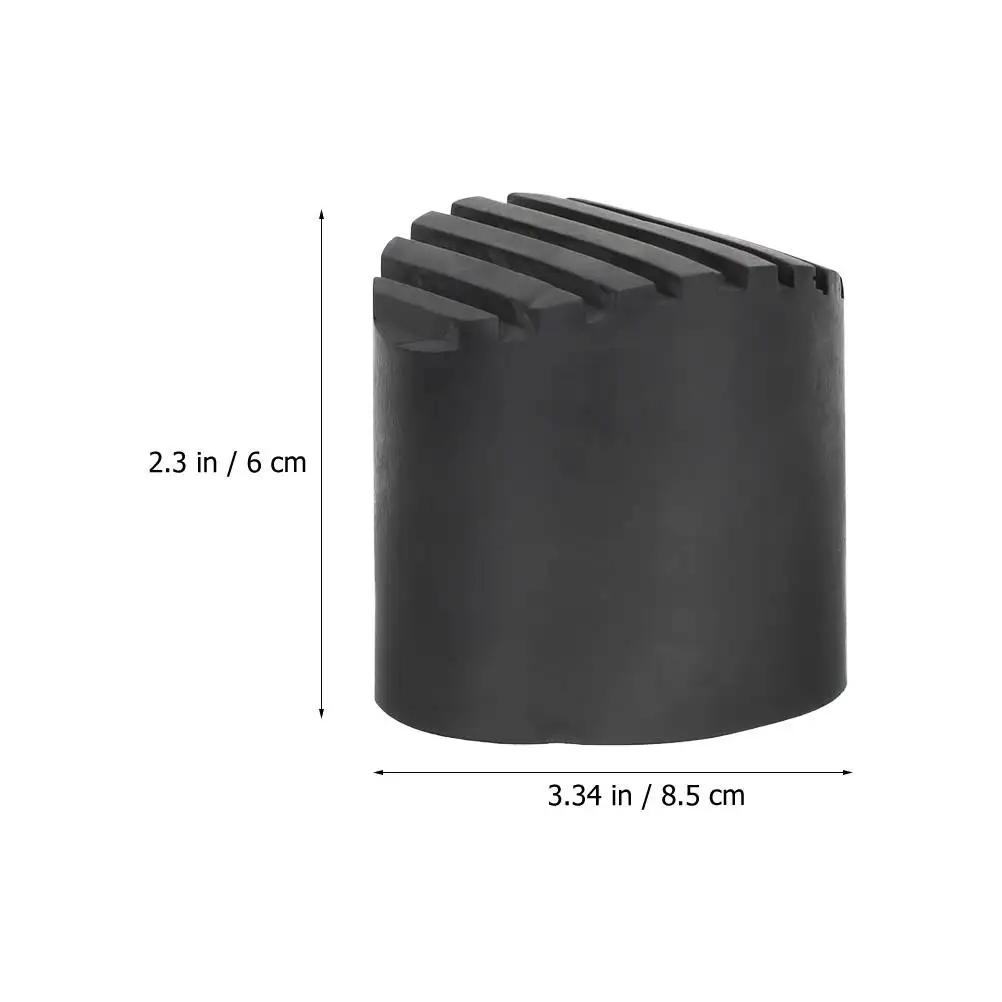 4 قطعة منصات القدم المطاطية السوداء عدم الانزلاق سلم قدم غطاء سلم القدم قبعات سلم الساق قبعات استبدال المطاط سلم قدم يغطي