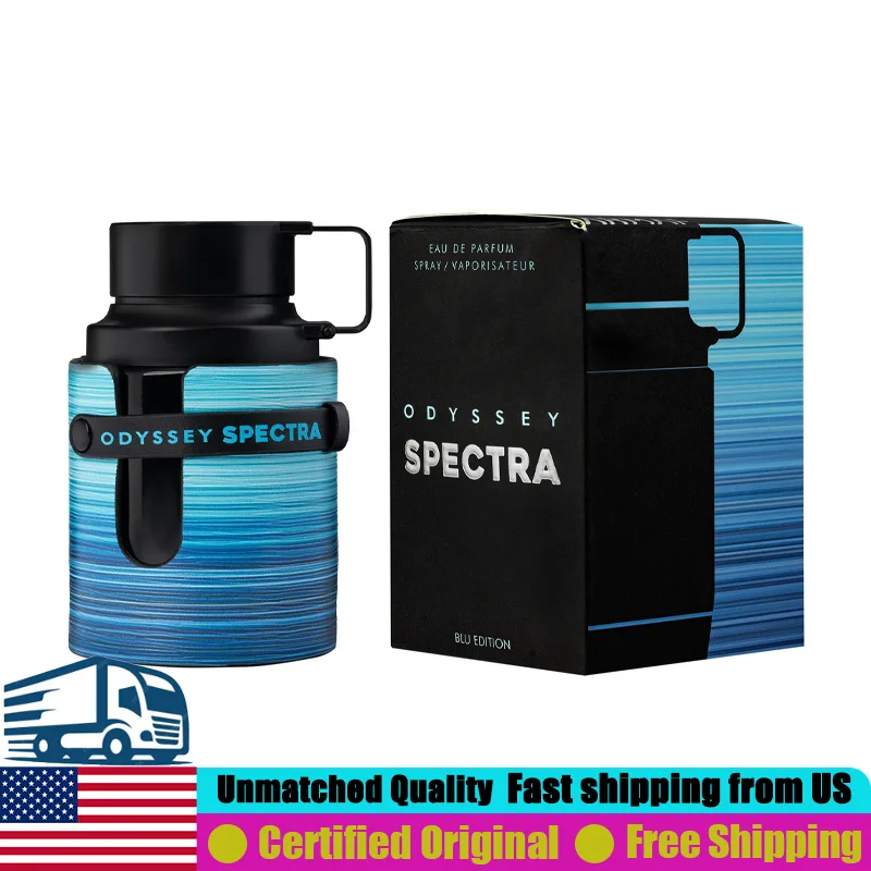 

Armaf Odyssey Spectra Blue Edition Eau de Parfum 3.4 Ounce Premium Arabian Perfumes 100 ML Lasting Oriental Spicy Unisex Cologne