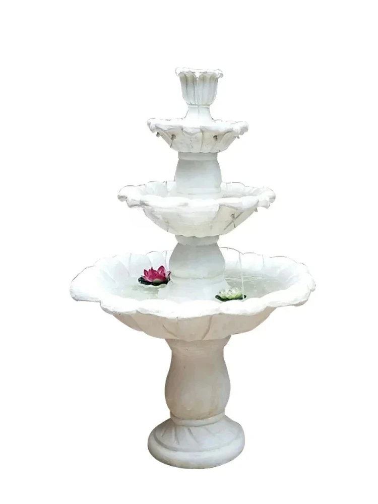 

European fountain wedding decoration courtyard balcony flowing pond garden water feature ornaments wishing pool