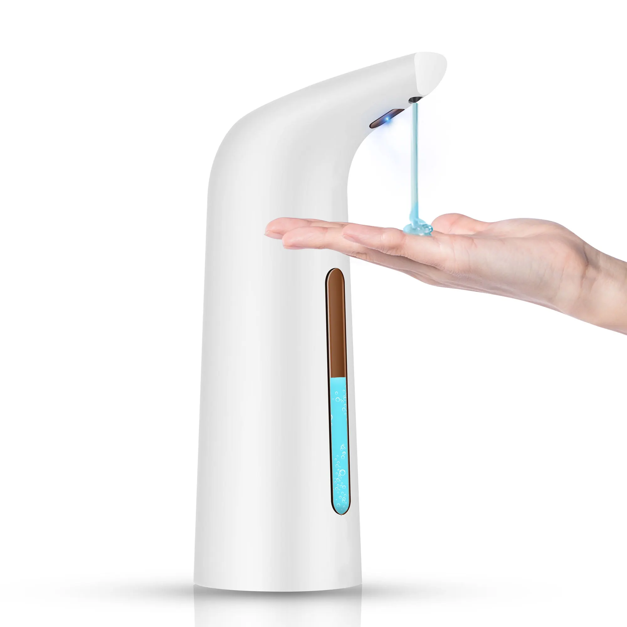 

400ML Automatic Soap Dispenser Battery-Operated Touchless Automatic Sensor Hand Sanitizer/Body Wash Kitchen Bathroom Tools