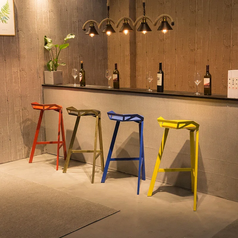 

Modern Nordic Bar Stools Design Unique Relaxing Minimalist Comfortable Barstools Aesthetic Ergonomic Banqueta Bar Furniture