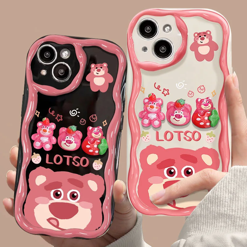 

3D New Cute Bear Lots Case For Samsung Galaxy A16 A06 A35 A55 A25 A05s A15 A54 A34 A24 A14 A04 A13 A73 A53 A33 4G 5G Cover
