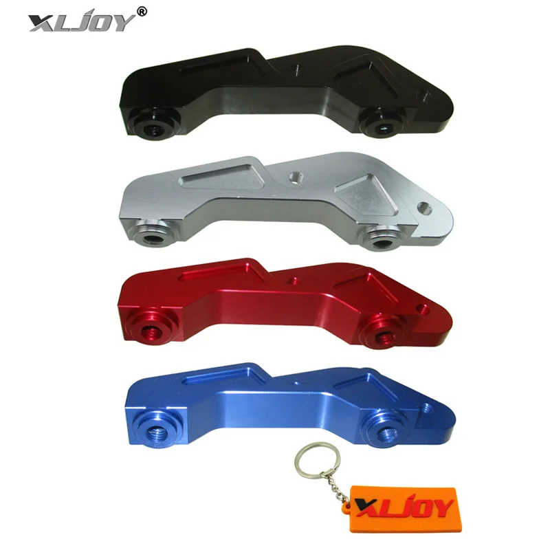 XLJOY CNC Aluminum Machined Adapter 6mm For 82mm Racing 4 Pistons Brake Caliper Pit Dirt Bike Mini Super Motard