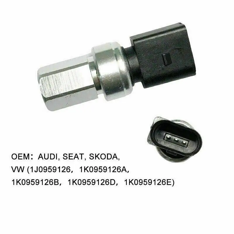 

1pc Car Air Conditioning A/C Pressure Switch Sensor OEM1K0959126E For VW AMAROK Audi A1 A3 A4 A6 Skoda Seat Car Accessories