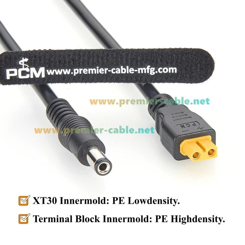 XT30 Buchse auf DC 5.5x2.1mm Stecker Stromkabel 18AWG XT30 zu DC5521 Adapterkabel für RC-Akku, FPV-Drohne, LED-Lichtstreifen – Detail 4