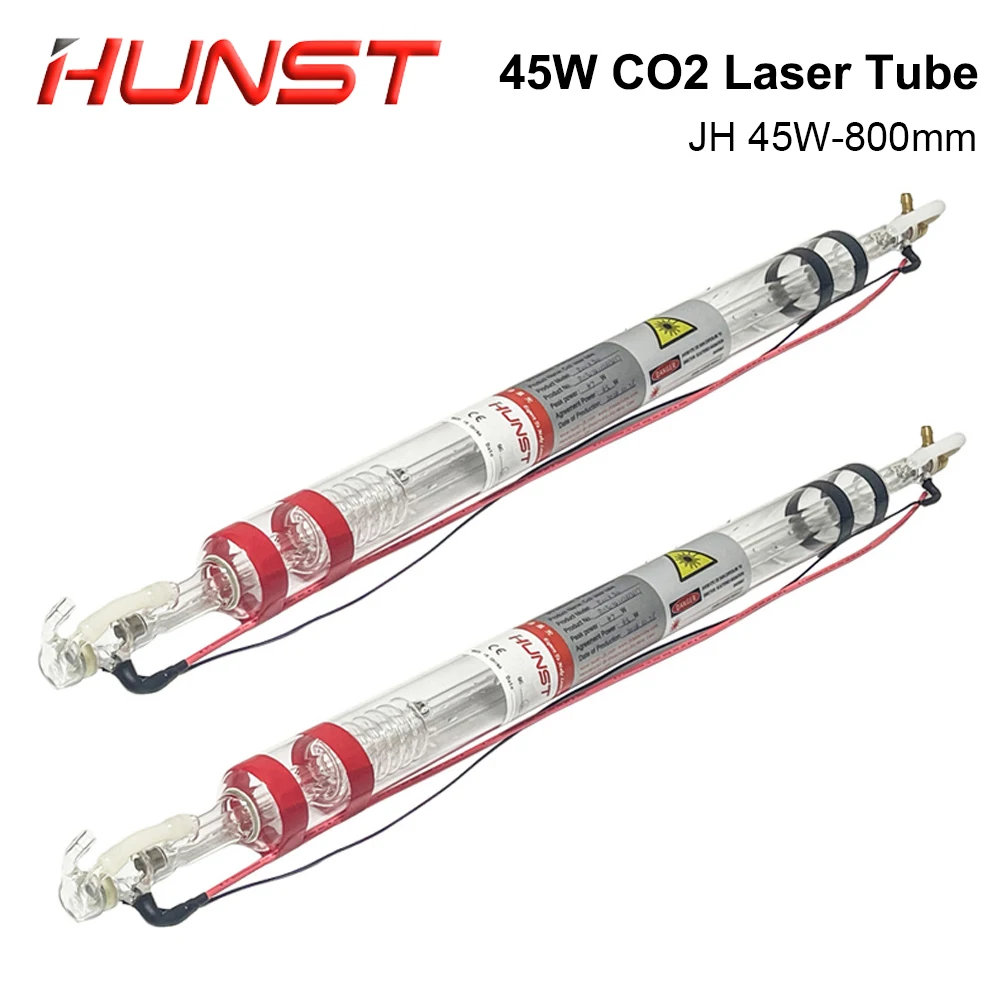 Hunst JH 45 واط CO2 أنبوب ليزر قطر 50 مللي متر طول المصباح بالليزر 800 مللي متر لآلة قطع النقش #6