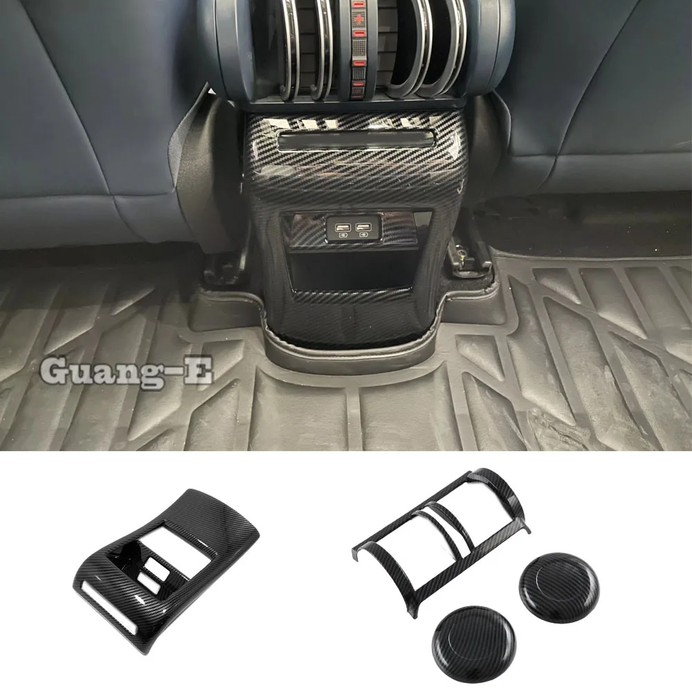 

ABS Plastic Rear Air Conditioning Outlet Trim For BYD ATTO3/Yuan Plus 2022 2023 2024 Decor Cover Auto Interior Accessories