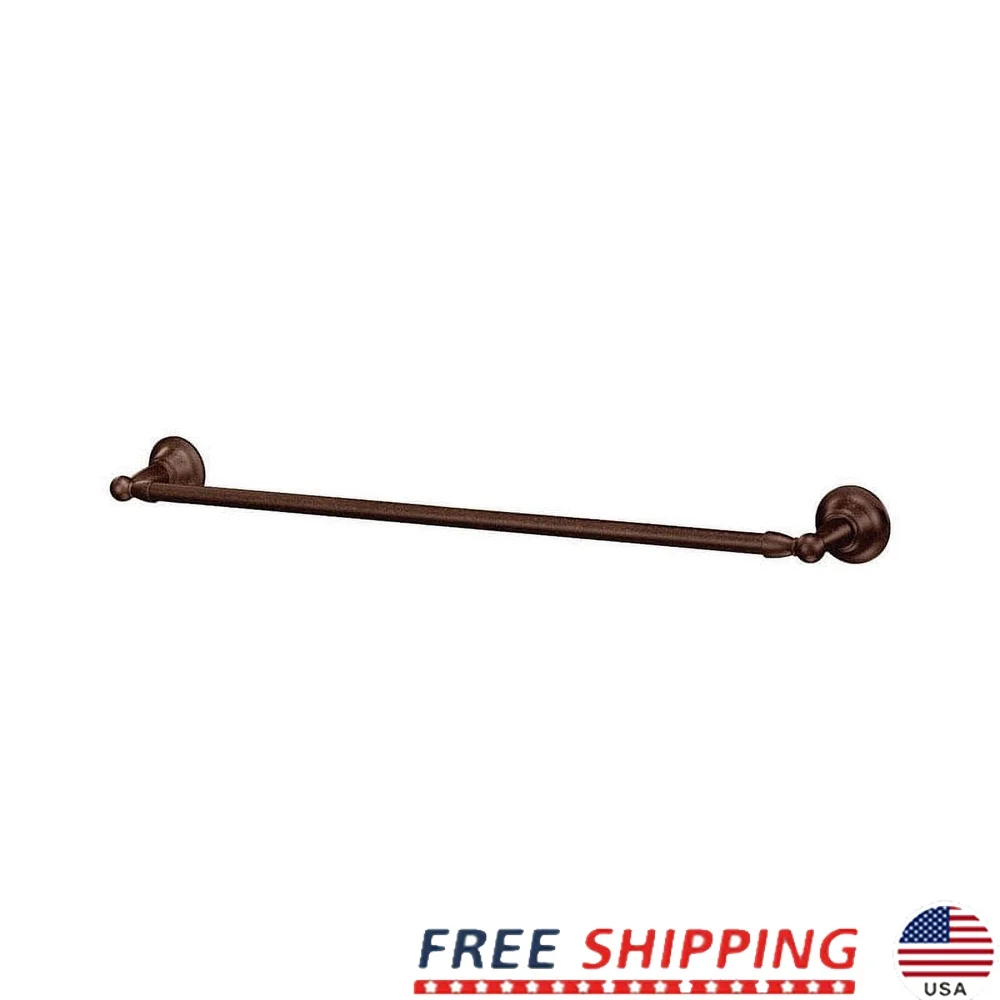 

18-дюймовый латунный вешалка для полотенец, натертая маслом бронза, устойчивая к ржавчине, скрытый винт, крепление, акценты для ванной комнаты, фурнитура в комплекте