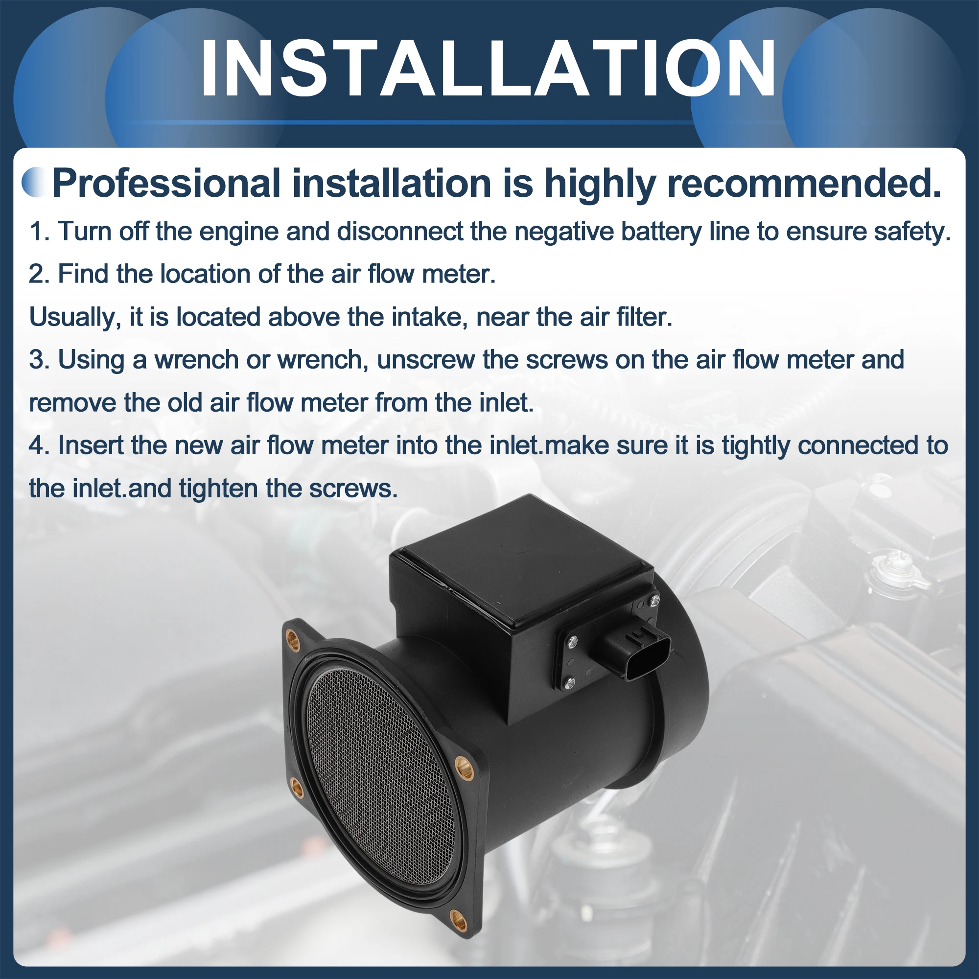 UXCELL Mass Air Flow Sensor Assembly No.A36612R71 for Subaru Forester 2003-2025