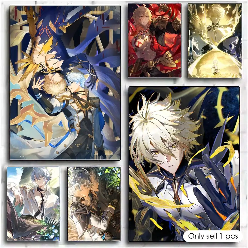 Video Game Phainon Honkai S-Star Rail Poster Modern PP Paper Wall Art Sticker Minimalist Decorative for Home Wall Decor Gift