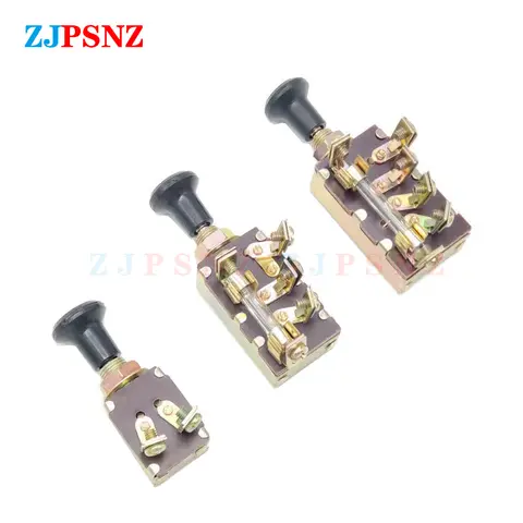 JK106 JK107 JK108 Interruttore retrattile per fari auto Interruttore a tirante Standard + Migliorata di primo/secondo/due marcia per la modifica dell'auto