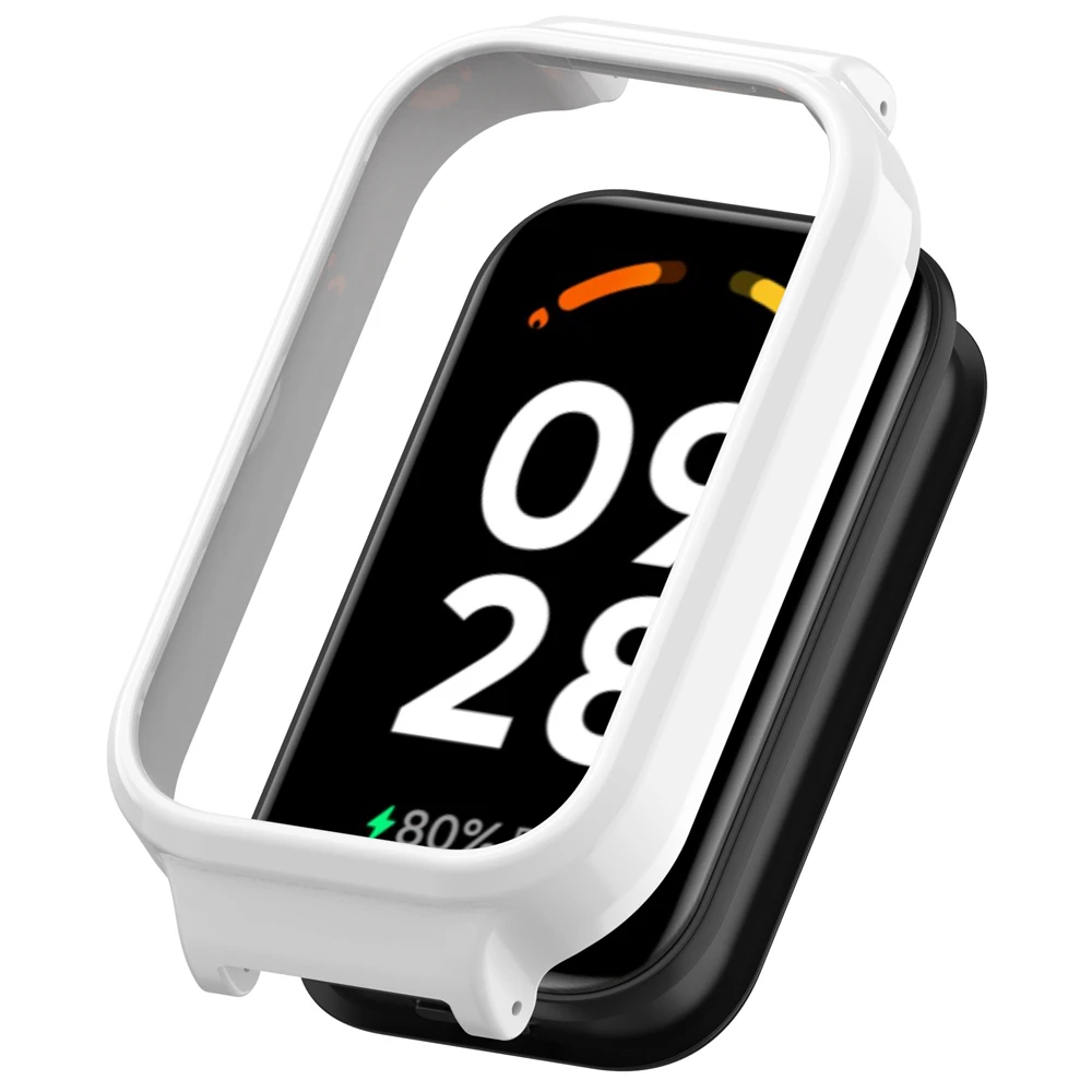 Чехол для Redmi Band 2 / Xiaomi MI band 8, тонкий защитный чехол из высококачественного поликарбоната с активной рамкой, с половинной обмоткой до 12 мм, str