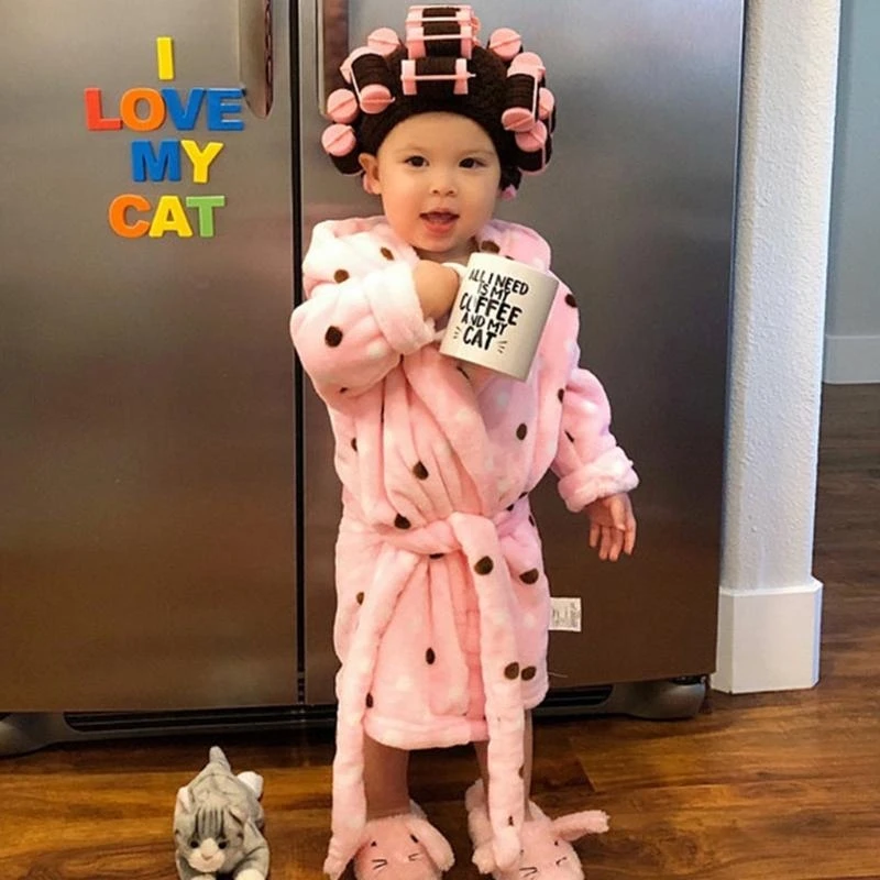 R1we Cosplay Cappello a maglia a maglia per bambini per bambini lana per capelli lana divertente per testa copertura