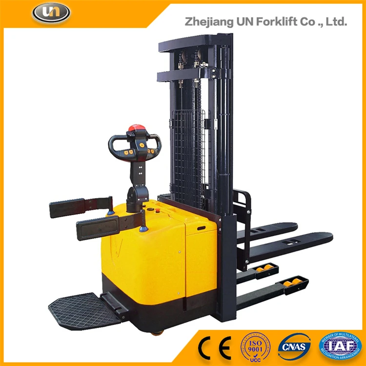 1.4 Ton Walk-Behind Pallet Electric Stacker Forklift