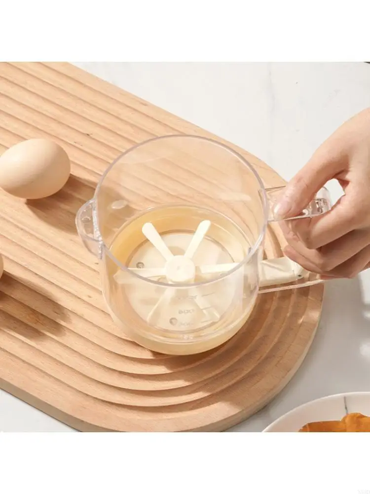 내열성 PC+ABS 텍스처 및 효율적인 베이킹 N58D를위한 정확한 측정 마크가있는 대용량 수동 에그 비터