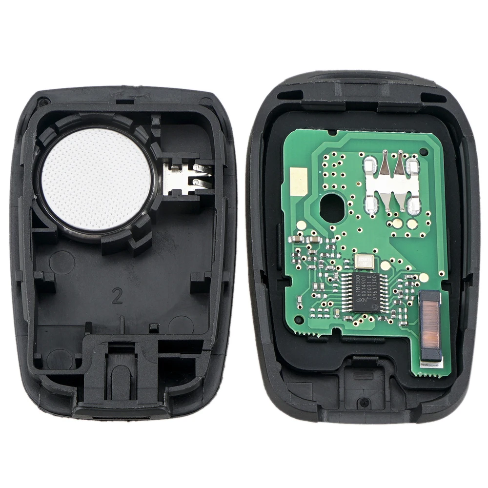 433 MHz 2 Pulsante Chiave A Distanza Dell'automobile Borsette Fob Custodia Misura per Renault Trafic Simbolo Dacia Duster Logan Sandero PCF7961M Chip HU179 Lama