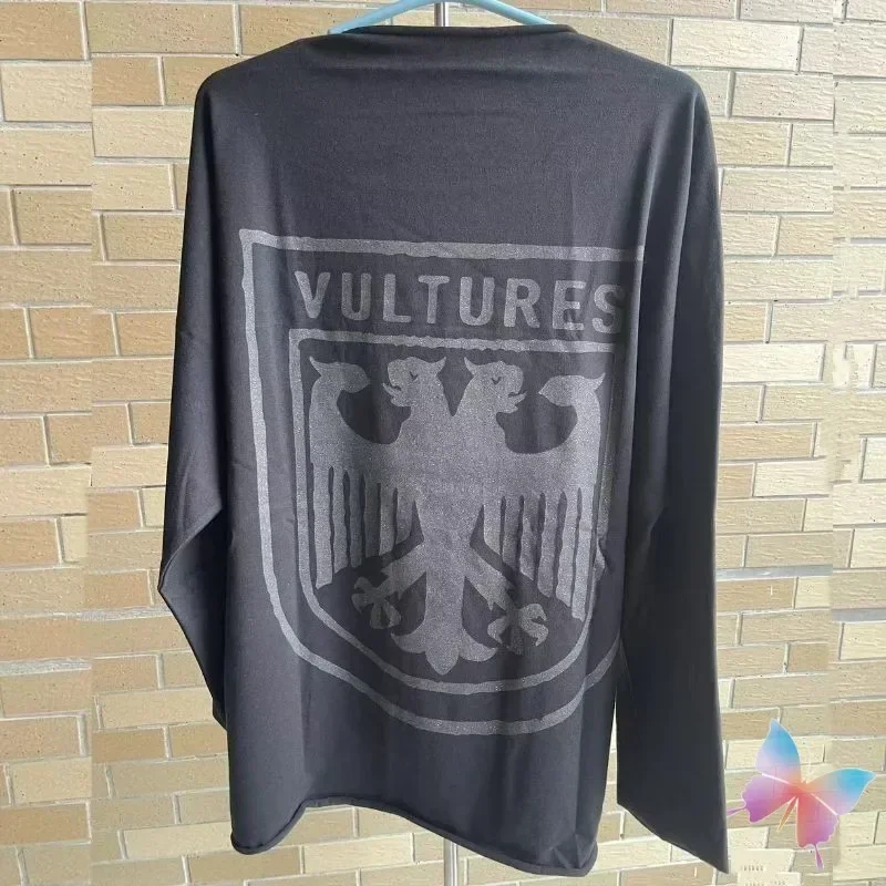 Oversize 24ss estate nuovo Album circostante Kanye t-shirt One piece Cut Vulture Top High Street Casual manica corta uomo donna