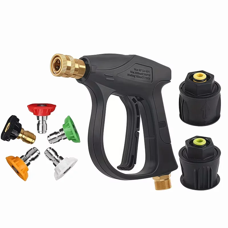 

High Pressure Washer Gun for Karcher K2-K7&Nilfisk- Multi-Function Quick Connect Nozzle, Heavy Duty Cleaning for Car & Home