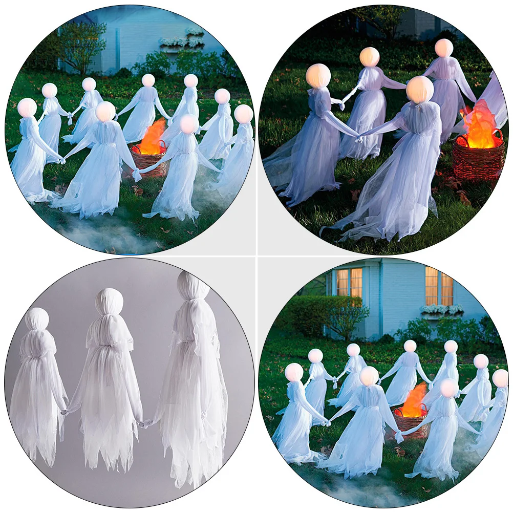 

1Pcs Decoration Halloween Stake Lamp Outdoor Garden Lamp Scary Witch Light Durable Energy Saving Halloween Decor