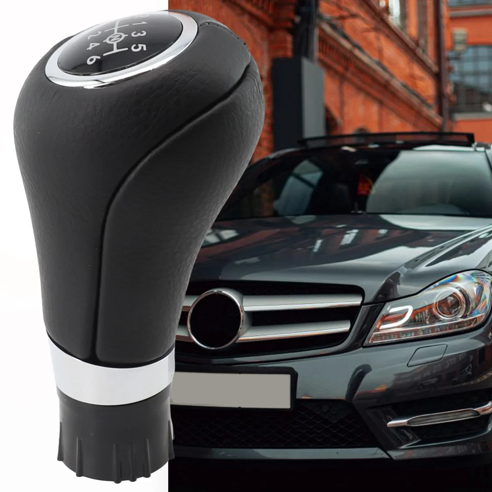 

Upgrade Your Driving Experience with the 6 Speed Black Gear Shift Knob for For MERCEDES W204 W212 C300 A207 CL203