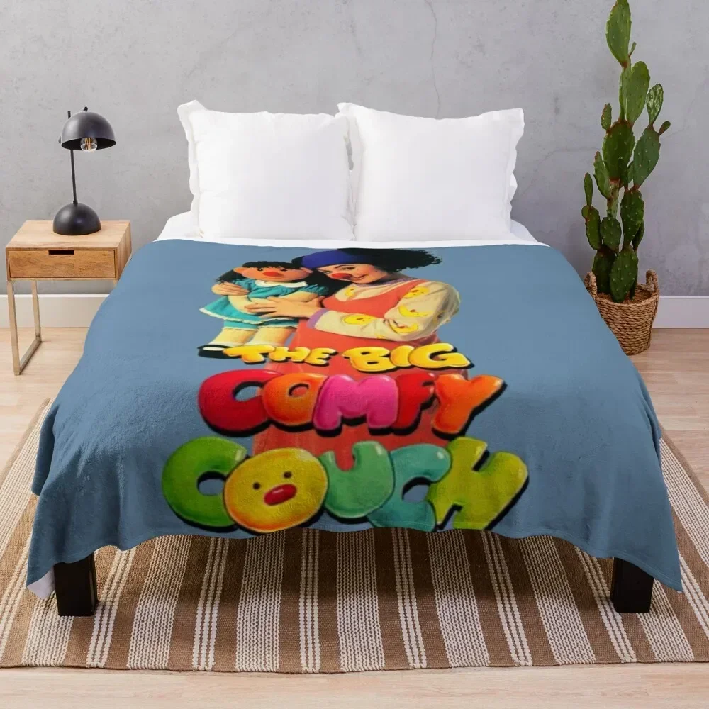 

Molly Loonette Big Comfy Couch Throw Blanket Hair Cute Plaid for sofa Moving Blankets