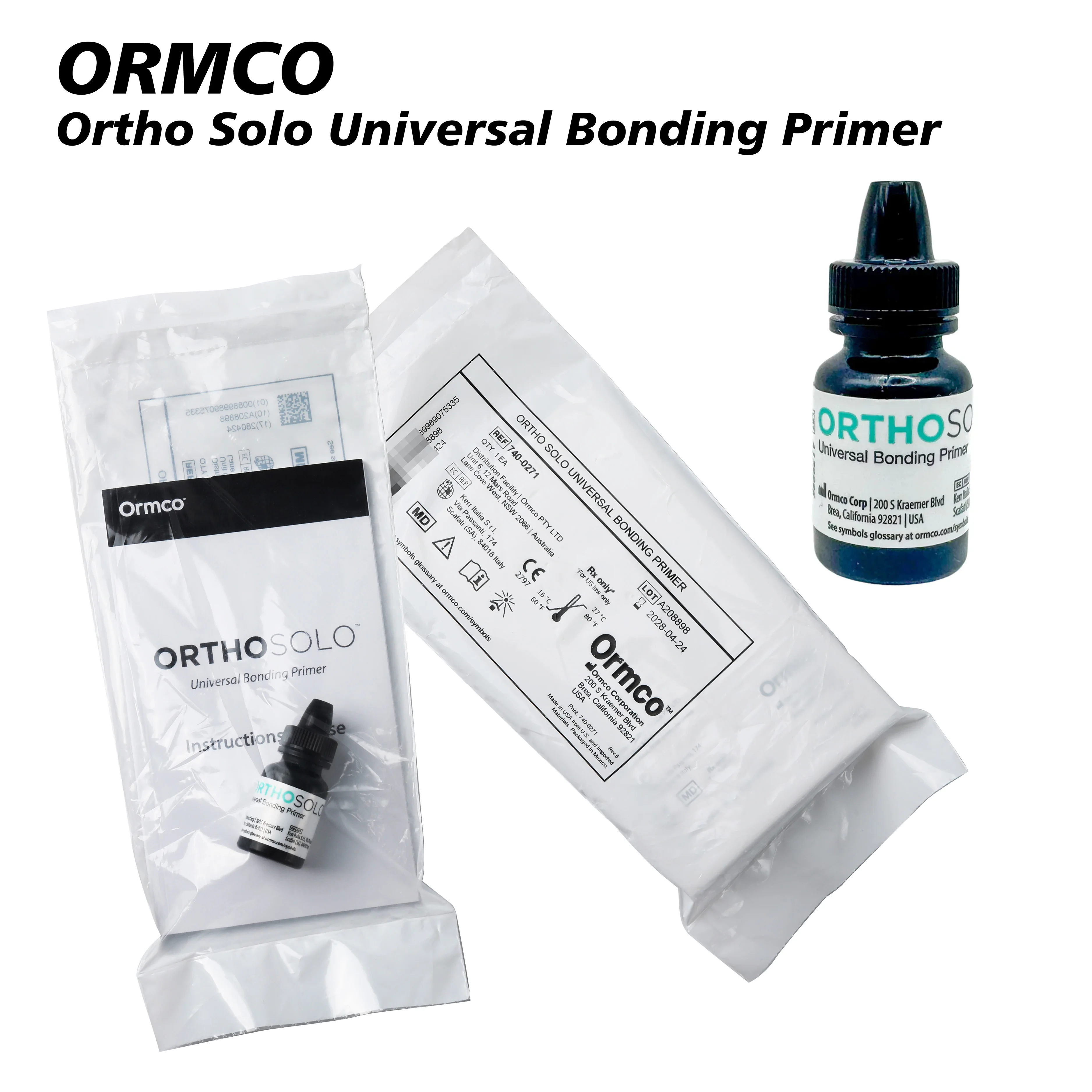 Универсальный бондинговый праймер Ormco Ortho Solo, система бондинга Ortho, стоматологический праймер, 5 мл, бренд США