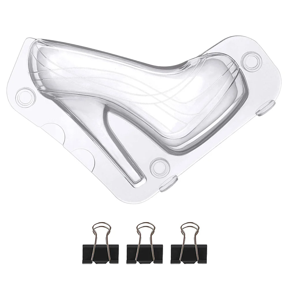 

Plastic High Heels Molds for Baking Chocolate Cake Large Size Thick Sole 3D Flexible Nonstick Sturdy for Fondant