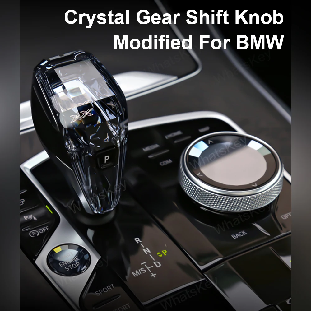 Crystal Gear Shift Knob For BMW X5 G05 X5 E70 E71 X3 G20 G21 G28 F10 F30 F20 G01 G08 G02 G30 G29 G22 Chassis Car parts