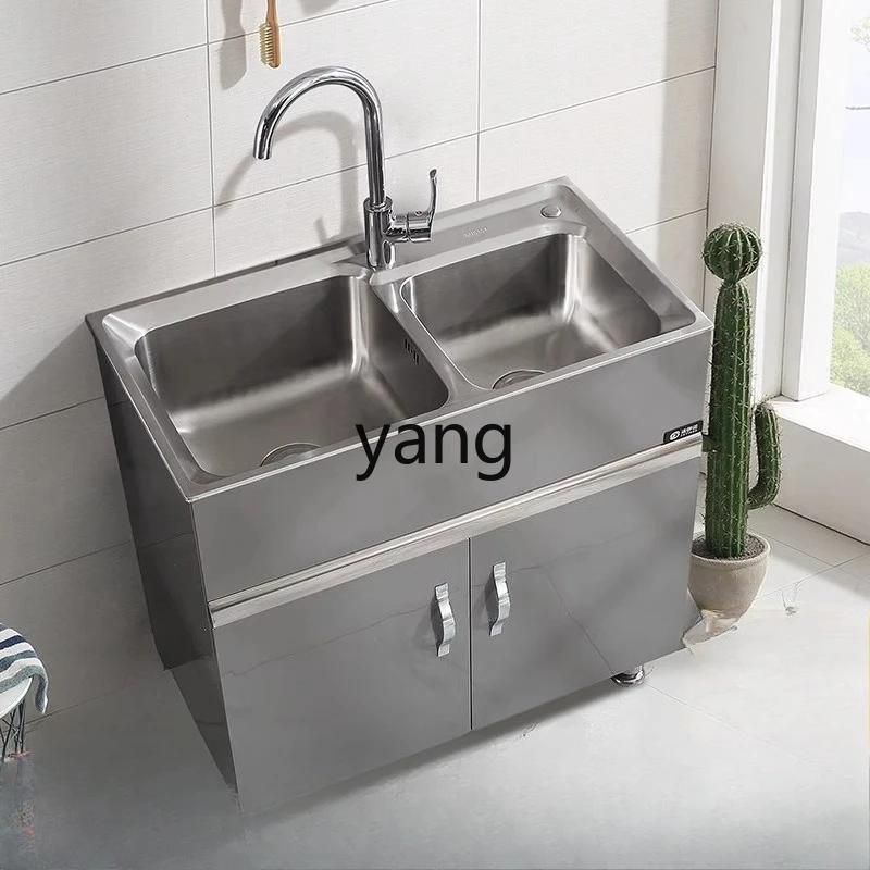 

LMM Integrated Basin Sink Single Slot Laundry Cabinet Washbasin Bathroom Cabinet Set