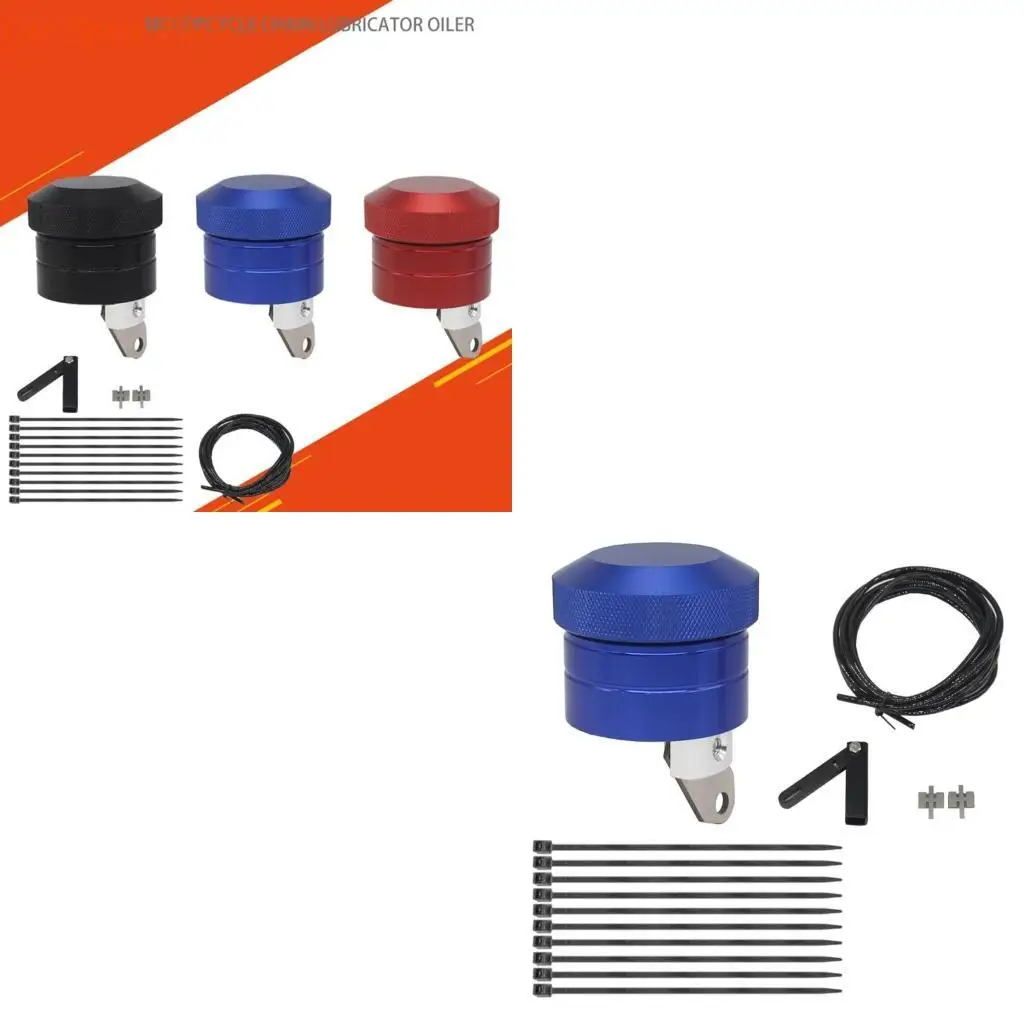 Y4UA Motorbike Lubrication System Chain Lubricator Oiler Universal for