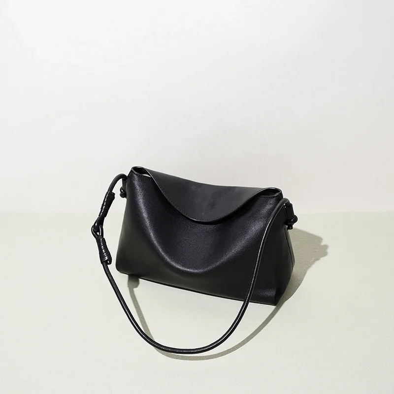 2626 New Multi-functional Split Leather Women Handbag Chic Sleek Daily Office Shoulder Bag Lady Convertible Crossbody Bags