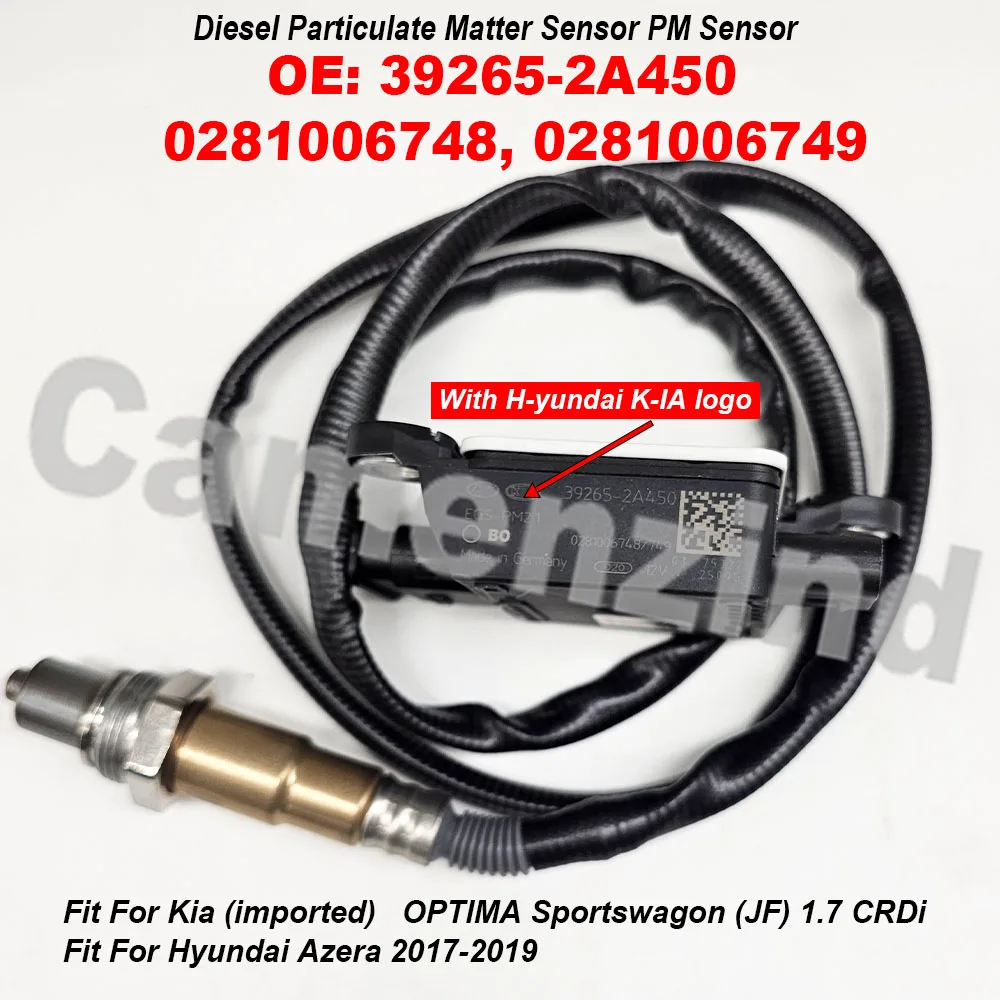

НОВЫЙ 39265-2A450 0281006748 0281006749 PM Датчик твердых частиц 392652A450 1277022822 для Hyundai Kia Optima K5 2016-2018