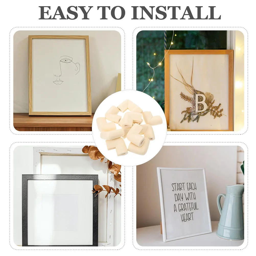 20 قطعة واقيات رغوة الزاوية إطار الصورة حافة الحرس لتحريك التعبئة والتغليف الشحن الهشة الفن حماية مصدات الزوايا #3