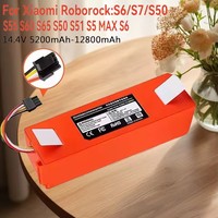 New Original BRR-2P4S-5200S Robotic Vacuum Cleaner Replacement Battery For Xiaomi Roborock S55 S60 S65 S50 S51 S5 MAX S6 Parts