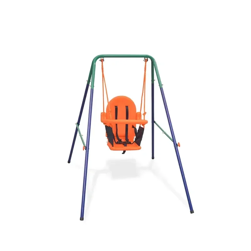 for with Seat Belt Heavy Metal Frame Indoor and Outdoor Childrens Swing Set