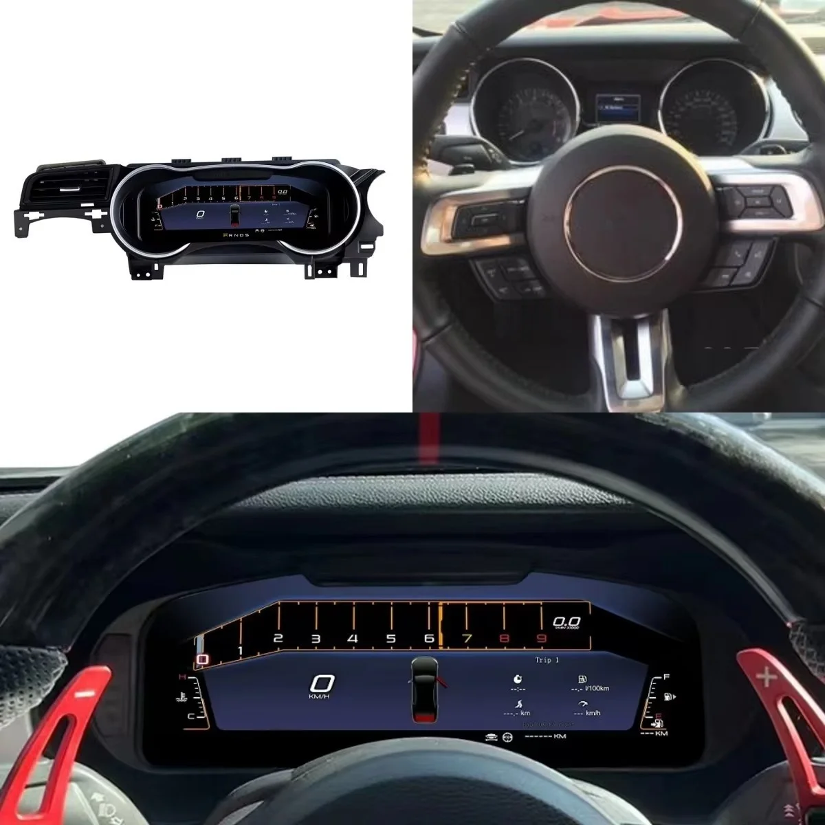 14.5inch-Android GPS Navigation For Ford Mustang 2015-2021 carplay Car Radio Multimedia Tape Recorder car accessories tools