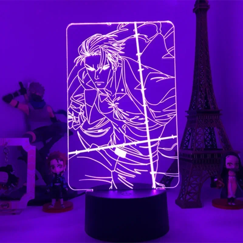 Lampe LED 3D Jujutsu Kaimmer, figurines d'anime, Gojo Satoru, veilleuses, décoration de chambre, mange, avatar