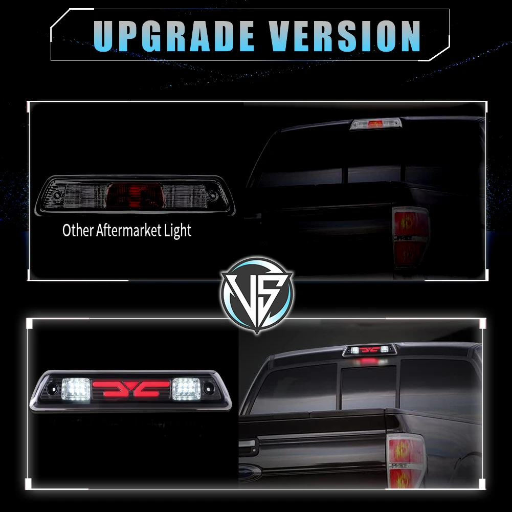 1PCS High-Performance LED Car Accessories Third Brake Warning Light / Clearance Light for Ford 2009-2014 F150 (Excluding Raptor)