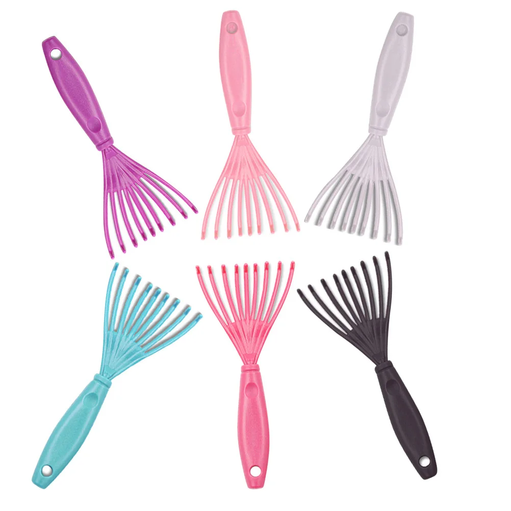 

8Pcs Clean Brush Tool for Hair Comb Remover Lightweight Compact Design Removes Tangled Hair Quickly Ideal Home and Salon Plastic