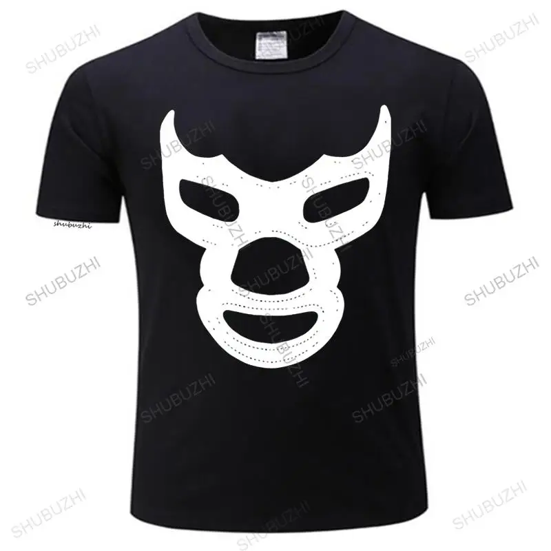 fashion t-shirt men cotton brand teeshirt Blue Demon T shirt blue mexico mask demon wrestling libre lucha High Quality tshirts