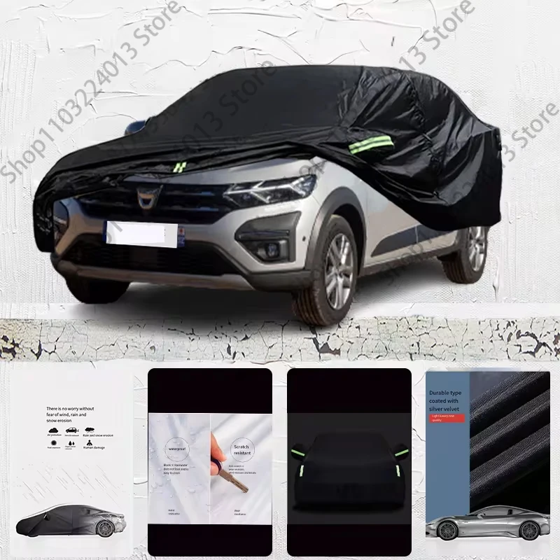 

For Citroen Jogger fit Outdoor Protection Full Car Covers Snow Cover Sunshade Waterproof Dustproof Exterior Car cover Black