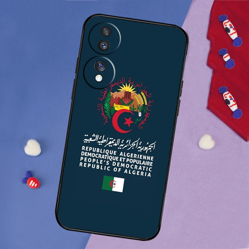 Algerian Emblem Algeria Flag Case For Honor Magic 7 Pro 5 6 Lite Honor X8b X9a X8a X8 X9 X9c X9b 50 70 90 200 Lite Cover