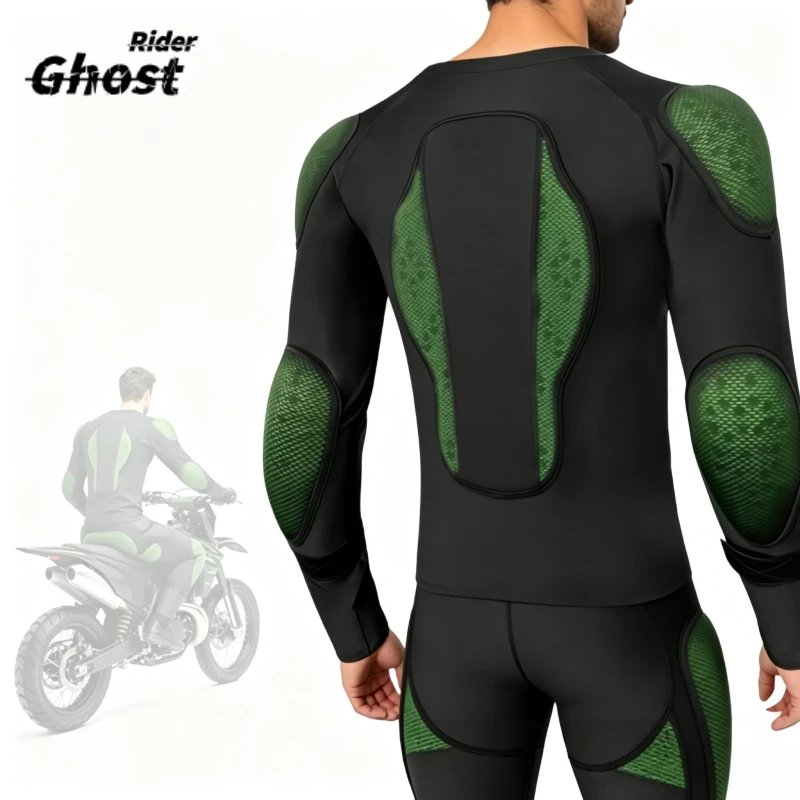 Adult Motorcycle Armor Jacket Shorts Elbow Knee Pads Ski Snowboard Protective Gear Chest Shoulder Guards for Sports Racing