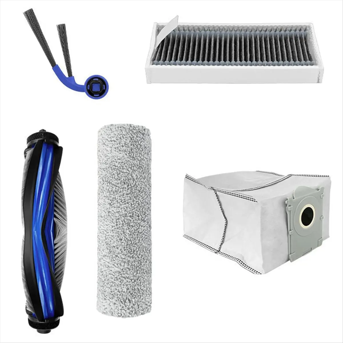 

Запасные части для робота-пылесоса Ecovacs Deebot T80 Omni / T80: набор аксессуаров (щетки и фильтры)