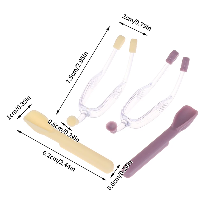 Portable Contact Lens Wearing Aids Stick Tool With Storage Box,Inserter Remove Tweezers Suction Rod, Silicone Soft Clip - Image 6