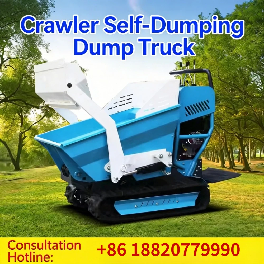 مركبة نقل هيدروليكية كاملة ذاتية التحميل لشاحنات قلابة من النوع الزاحف للتصدير لتربية المزرعة والتعامل مع البستان (الاستودع)