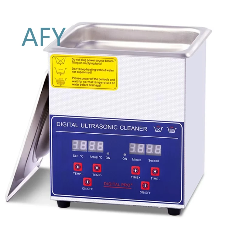 2L Small Ultrasonic Cleaning Machine for Jewelry Watches Eyeglasses Dentures Coins Jewelry Cleaner for Ultrasonic Cleaning